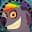 Rainbow Hyena